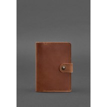 Leather passport cover 3.0 light brown Crazy Horse