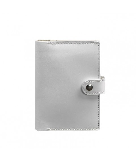 Leather passport cover 3.0 white