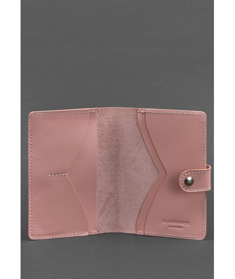 Leather passport cover 3.0 pink
