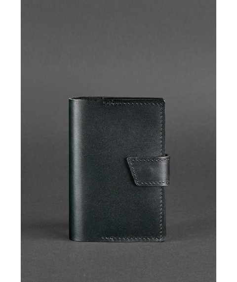 Leather passport cover 4.0 black