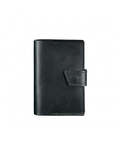 Leather passport cover 4.0 black