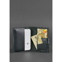 Leather passport cover 4.0 black