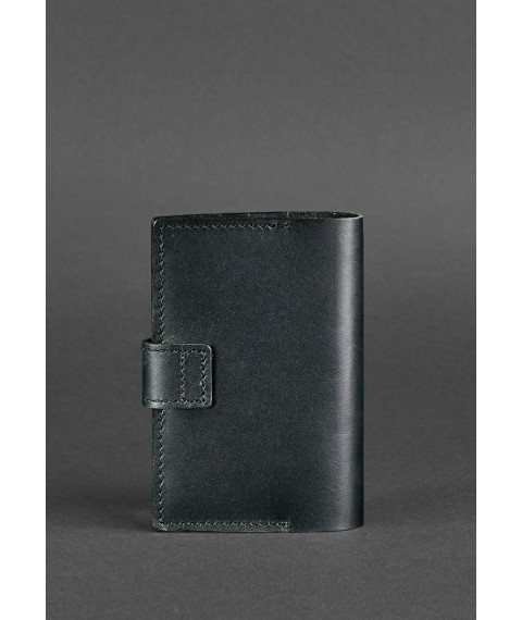 Leather passport cover 4.0 black