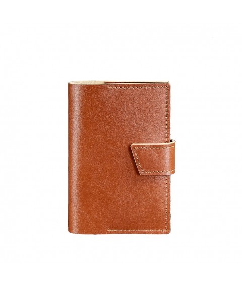 Leather passport cover 4.0 light brown