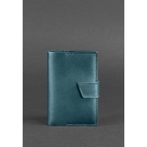 Leather passport cover 4.0 green