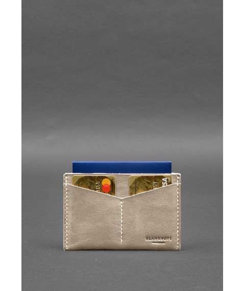 Leather document organizer cover 6.2 light beige crust