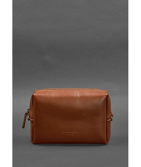 Leather cosmetic bag 3.0 Light brown Crust