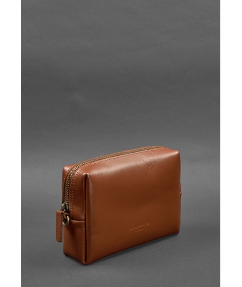 Leather cosmetic bag 3.0 Light brown Crust