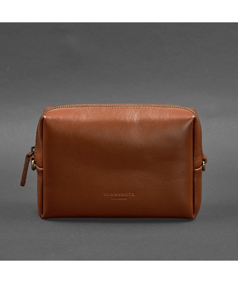 Leather cosmetic bag 3.0 Light brown Crust