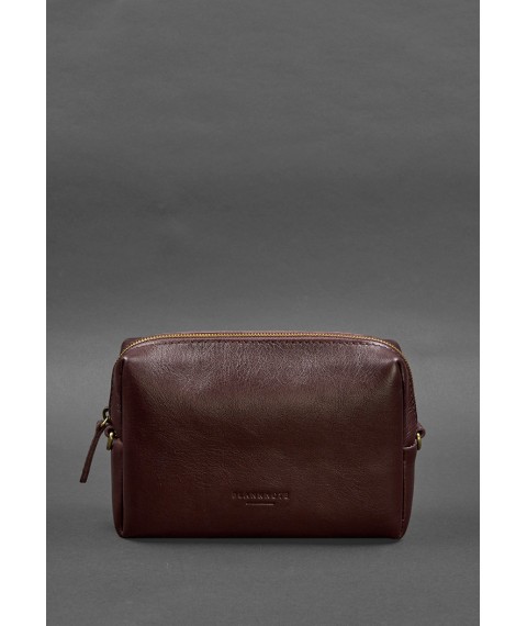 Leather cosmetic bag 3.0 Burgundy Crust
