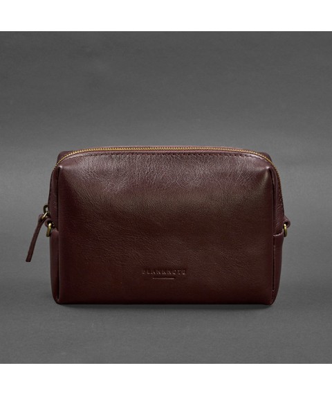 Leather cosmetic bag 3.0 Burgundy Crust