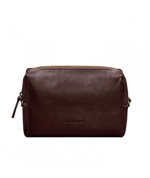Leather cosmetic bag 3.0 Burgundy Crust