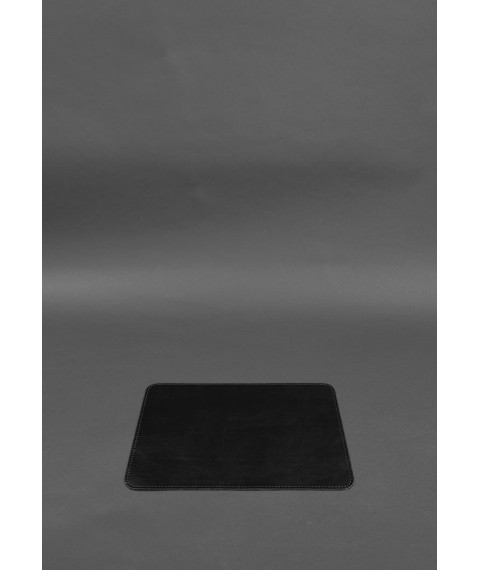 Mouse pad made of genuine leather 1.0 black crust