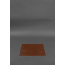 Mouse pad made of genuine leather 1.0 light brown crust
