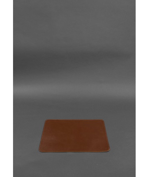 Desk set made of genuine leather 1.0 light brown crust