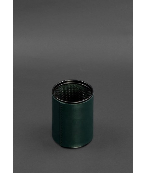 Desk set made of genuine leather 1.0 green crust