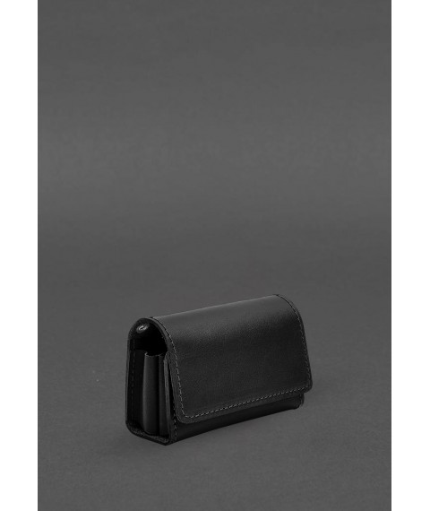 Leather case (cover) for IQOS Black