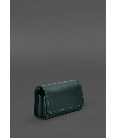 Leather case (case) for IQOS Green