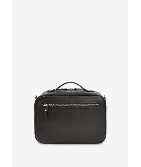 Women's leather bag Avenue Black crust