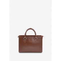 Женская кожаная сумка Fancy світло-коричневий кайзер