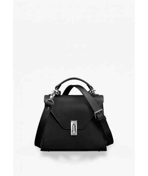 Women's leather bag Futsy Black