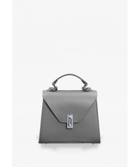 Women's leather bag Futsy Gray