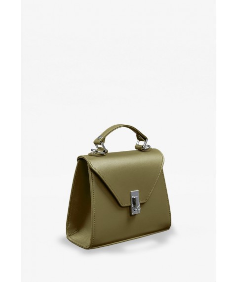 Women's leather bag Futsy Olive