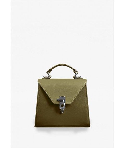 Women's leather bag Futsy Olive