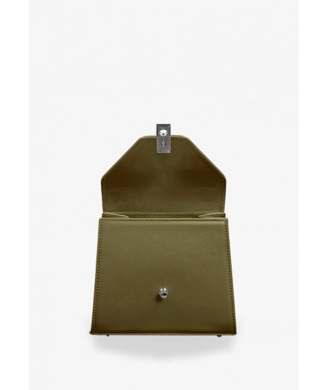 Women's leather bag Futsy Olive