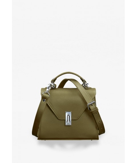 Women's leather bag Futsy Olive