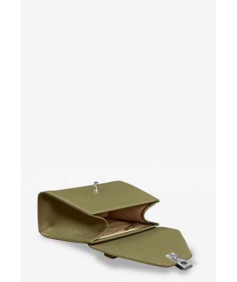 Women's leather bag Futsy Olive