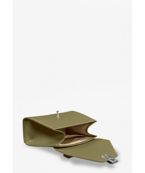 Women's leather bag Futsy Olive