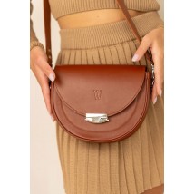 Women's leather bag Kira Light brown