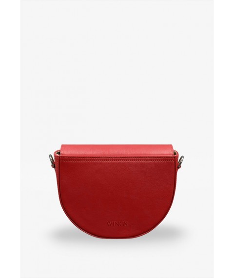 Women's leather bag Kira Red