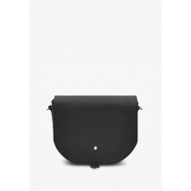 Women's leather bag Ruby L black Saffiano