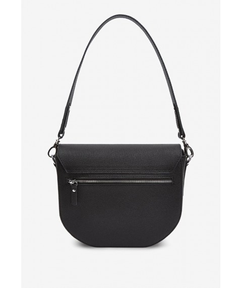 Women's leather bag Ruby L black Saffiano