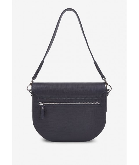 Women's leather bag Ruby L Blue Saffiano
