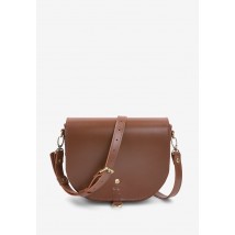 Women's leather bag Ruby L light brown smooth