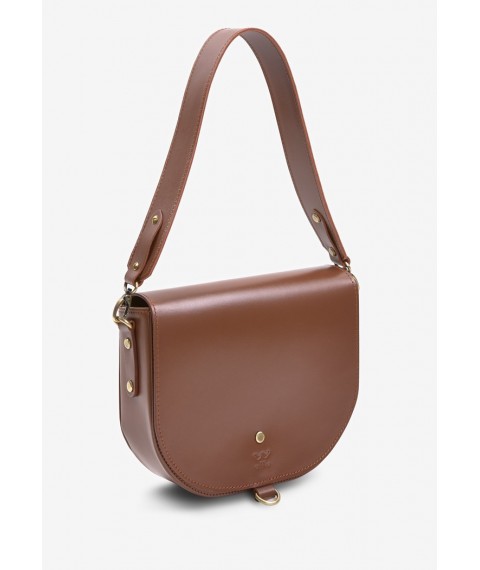 Women's leather bag Ruby L light brown smooth