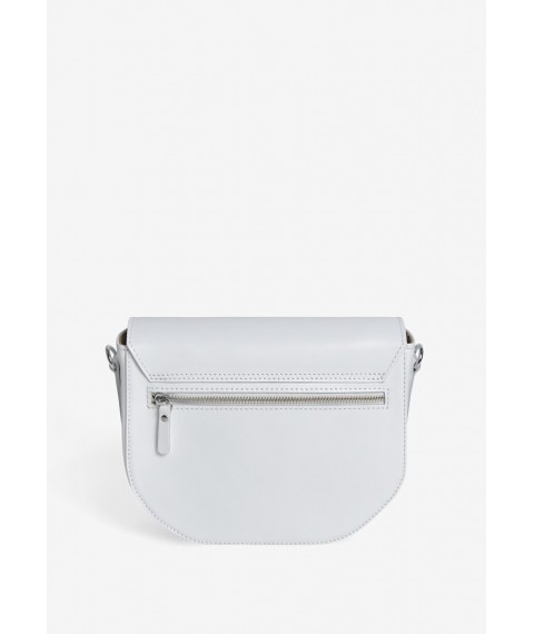 Women's leather bag Ruby L white
