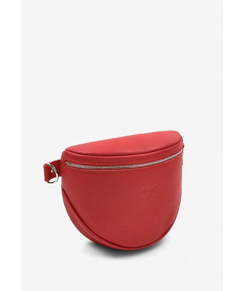 Leather crossbody belt bag Vacation red flotar