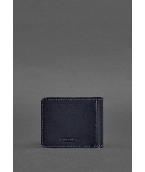Leather cover for ID card with coat of arms, dark blue