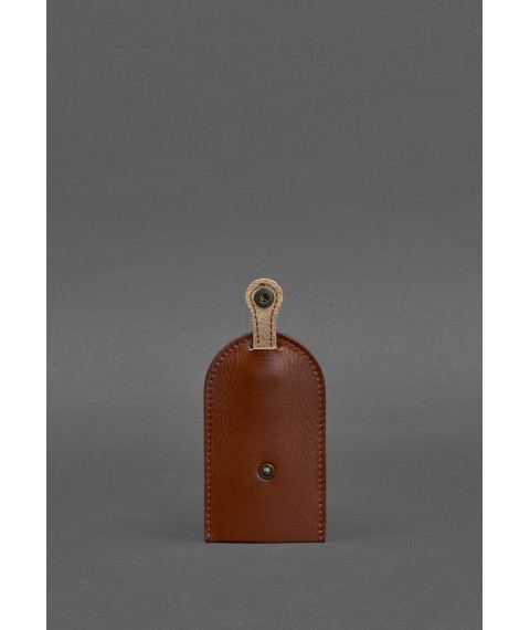 Leather key holder 2.0 light brown