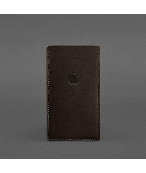 Leather case for iPhone 11 Dark brown Crust