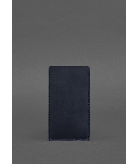 Leather case for iPhone 11 Blue Crazy Horse