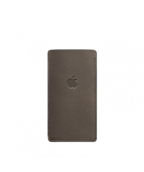 Leather case for iPhone 13 Dark beige