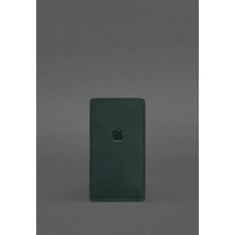 Шкіряний чохол для iPhone 12 Зелений Crazy Horse
