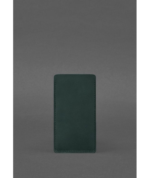 Leather case for iPhone 13 Green Crazy Horse