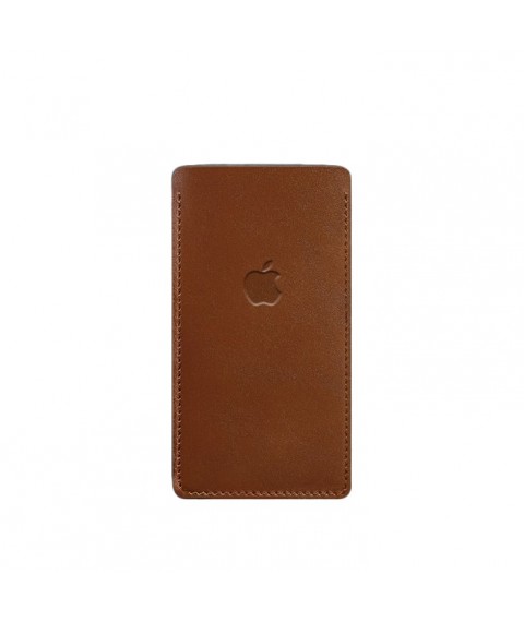 Leather case for iPhone 12 Light brown