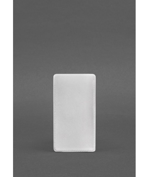 Leather case for iPhone 12 White